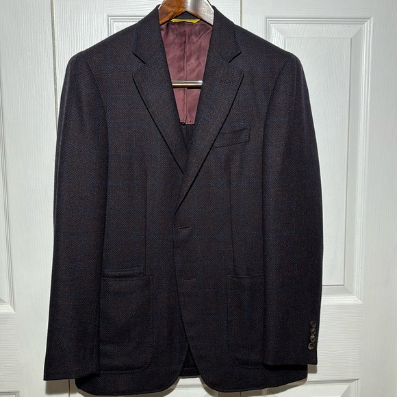 Canali Kei Wool Cashmere Sport Coat 40R - Picture 1 of 8